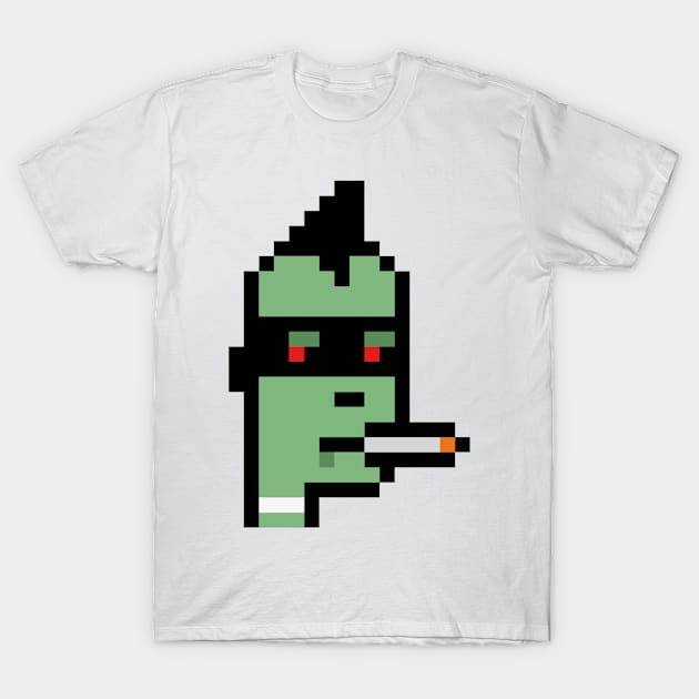 Nft Zombie CryptoPunk T-Shirt by JelloTees